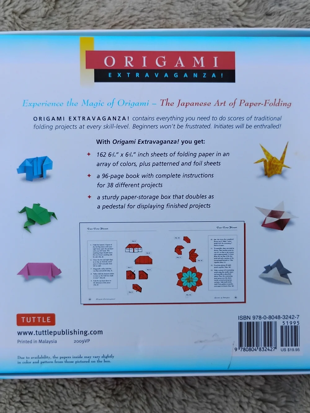 Origami Extravaganza! Folding Paper Kit - Multicolor